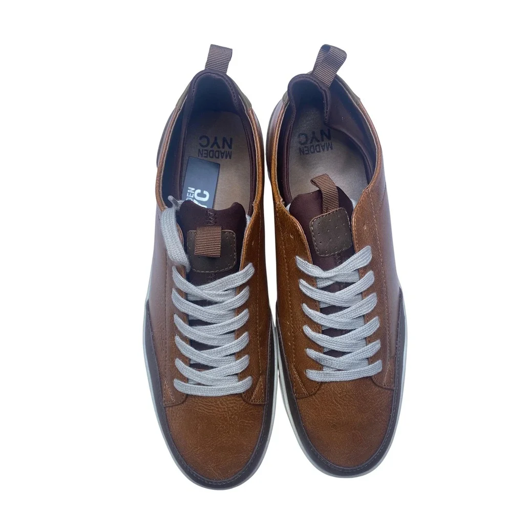Madden NYC Markk Court Casual Mens Brown Sneakers Size 13 MNMN25AM104